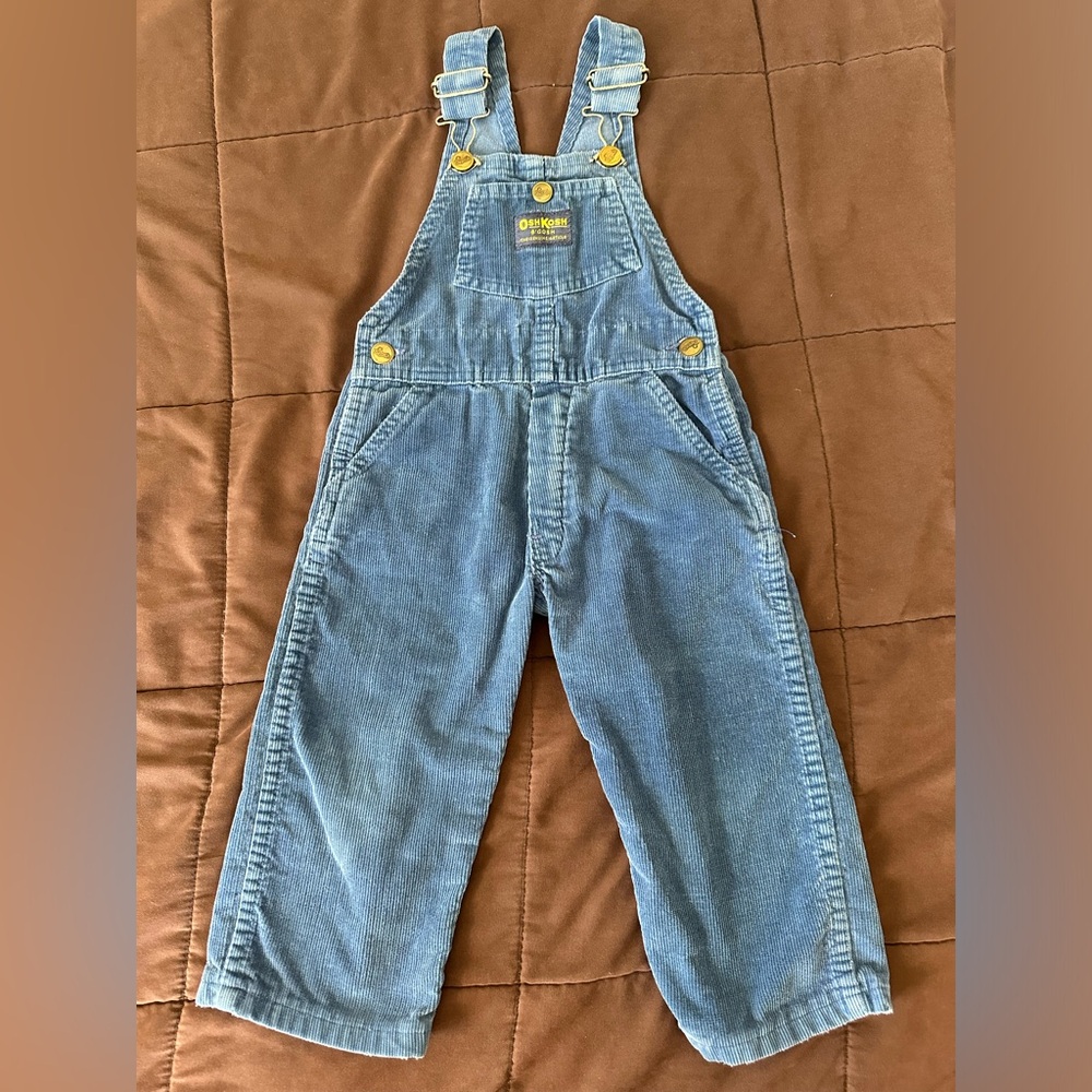 Vintage OSH KOSH BGOSH VESTBAK corduroy overalls blue
